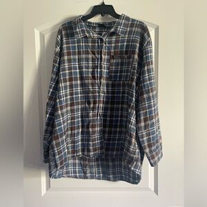 Cotton on oversized flannel